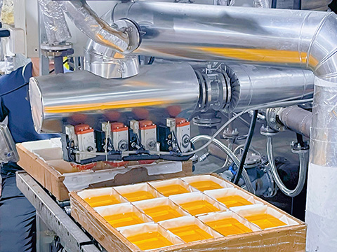 Hot melt adhesive production equipment